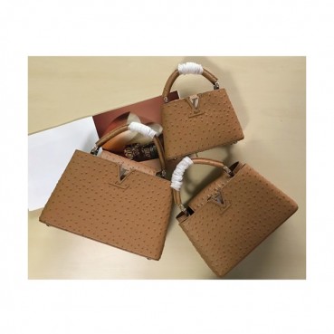 Louis Vuitton 2019 Capucines Leather Tote Shoulder Bag,21/27/31cm - 루이비통 2019 카푸신 레더 토트 숄더백  M95393,LOUB1221 ,21/27/31cm,브라운