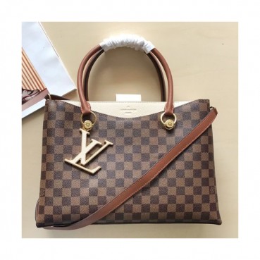Louis Vuitton 2019 Riverside Tote Shoulder Bag,36cm - 루이비통 2019 리버사이드 토트 숄더백  N40050 ,LOUB1209,34cm,브라운+베이지