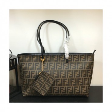 [실용성 200%]Fendi 2019 PVC Tote Shopper Bag,39CM - 펜디 2019 PVC 여성용 토트 쇼퍼백 FENB0179,39CM,안감