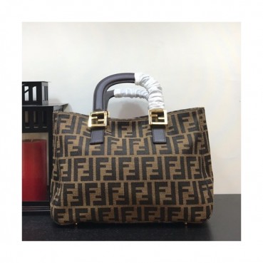 Fendi 2019 Tote Bag,34CM - 펜디 2019 여성용 토트백 FENB0178,34CM,브라운