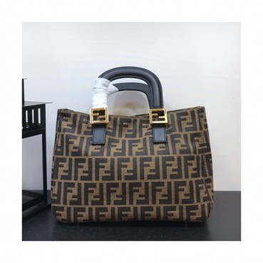 Fendi 2019 Tote Bag,34CM - 펜디 2019 여성용 토트백 FENB0177,34CM,블랙