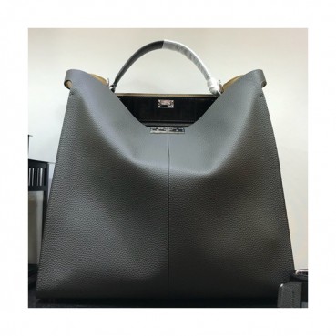 Fendi 2019 Leather Tote Bag / Mens Business ,41CM - 펜디 2019 레더 남여공용 토트백/서류가방  FENB0155,41CM,다크그레이