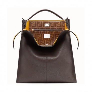 Fendi 2019 Leather Tote Bag / Mens Business ,40CM - 펜디 2019 레더 남여공용 토트백/서류가방  FENB0156,40CM,브라운