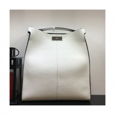 Fendi 2019 Leather Tote Bag / Mens Business ,40CM - 펜디 2019 레더 남여공용 토트백/서류가방  FENB0154,40CM,화이트