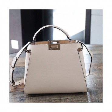 Fendi 2019 Tote Shoulder Bag ,27CM - 펜디 2019 토트 숄더백  FENB0146,27CM,아이보리