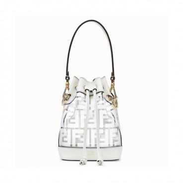 Fendi 2019 Mon Tresor Bucket Tote Shoulder Bag ,18CM - 펜디 2019 몬 트레조 버킷 토트 숄더백  FENB0140,18CM,화이트
