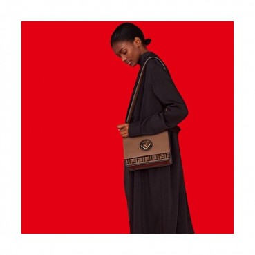 Fendi 2019 Kan I F Tote Shoulder Bag ,26CM - 펜디 2019 칸아이 에프 토트 숄더백 FENB0128,26CM,브라운