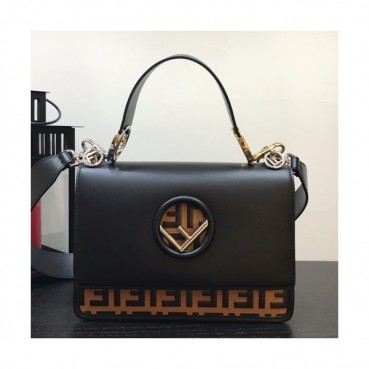 Fendi 2019 Kan I F Tote Shoulder Bag ,26CM - 펜디 2019 칸아이 에프 토트 숄더백 FENB0126,26CM,블랙