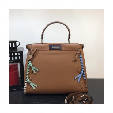 Fendi 2019 Tote Shoulder Bag ,33CM - 펜디 2019 토트 숄더백  FENB0101,33CM,브라운