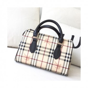Burberry 2019 Check Tote Bag, 30cm - 버버리 2019 여성용 체크 토트백,BURB00259,30cm,블랙
