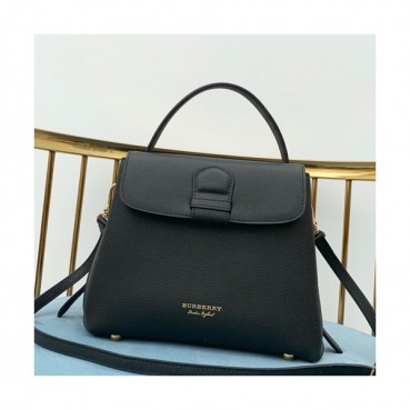 Burberry 2019 Leather Tote Shoulder Bag, 26cm - 버버리 2019 레더 토트 숄더백,BURB0100,26cm,블랙