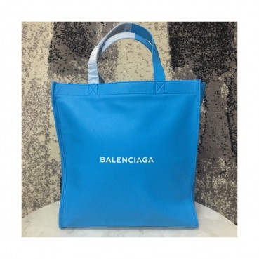 Balenciaga 2019 Leather  Tote Shopper Bag,37CM - 발렌시아가 2019 레더 토트 쇼퍼백,BGB0267,37CM,블루