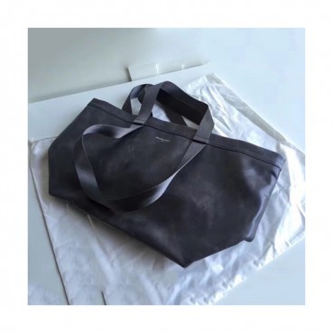 Balenciaga 2019 Leather Tote Shoulder Bag,34/44CM - 발렌시아가 2019 레더 남여공용 토트 숄더 여행용가방,BGB0243,34/44CM,다크그레이