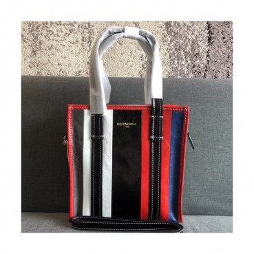 Balenciaga 2019 Bazar Leather Tote Shoulder Shopper Bag,22CM - 발렌시아가 2019 바자르 레더 남여공용 토트 숄더 쇼퍼백,BGB0230,22CM,블랙
