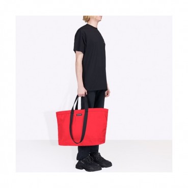 Balenciaga 2019 Canvas Tote Shopper Bag,44CM - 발렌시아가 2019 캔버스 남여공용 토트 쇼퍼백,BGB0216,44CM,레드