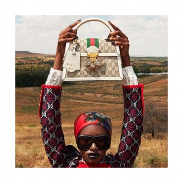 Gucci GG 2019 Queen Margaret Leather Tote Shoulder Bag,25.5CM - 구찌 GG 2019 퀸 마가렛 가죽 꿀벌 토트 숄더백 476541,GUB0521,25.5cm,화이트