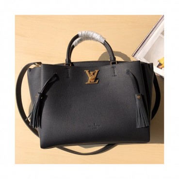 Louis Vuitton Lock Me 2 Tote Shoulder Bag,38cm - 루이비통 락미 2 토트 숄더백 M54569,LOUB1182,38cm,블랙