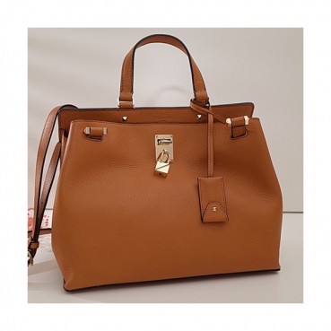 Valentino 2019 Leather Garavani Joykock Tote Shoudler Bag,34CM - 발렌티노 2019 레더 가라바니 조이락 토트 숄더백,VTB0291,34CM,오렌지카라멜