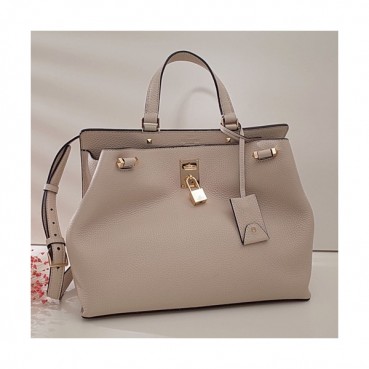 Valentino 2019 Leather Garavani Joykock Tote Shoudler Bag,34CM - 발렌티노 2019 레더 가라바니 조이락 토트 숄더백,VTB0290,34CM,베이지