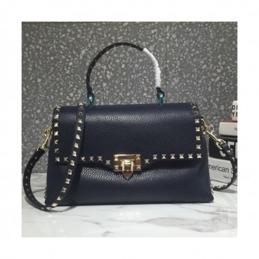 Valentino 2019 Leather Rockstud Tote Shoudler Bag,30CM - 발렌티노 2019 레더 락스터드 토트 숄더백, 0094