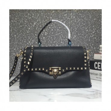 Valentino 2019 Leather Rockstud Tote Shoudler Bag,30CM - 발렌티노 2019 레더 락스터드 토트 숄더백, 0094