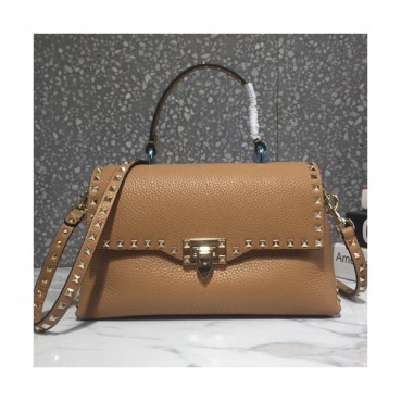Valentino 2019 Leather Rockstud Tote Shoudler Bag,30CM - 발렌티노 2019 레더 락스터드 토트 숄더백, 0094