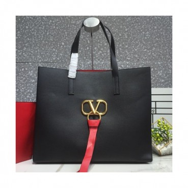 Valentino 2019 V-ring Tote Shopper Bag,39CM 