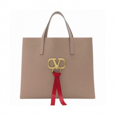 Valentino 2019 V-ring Tote Shopper Bag,39CM 
