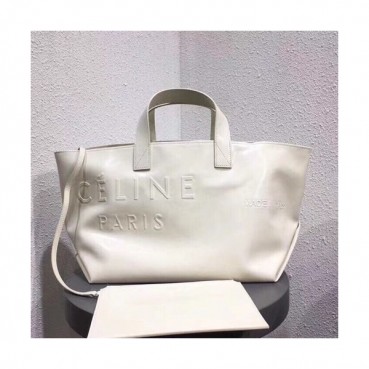 Celine Leather Small Tote Shoulder Shopper Bag,30CM - 셀린느 레더 스몰 토트 숄더 쇼퍼백 ,CELB0006,30CM,화이트