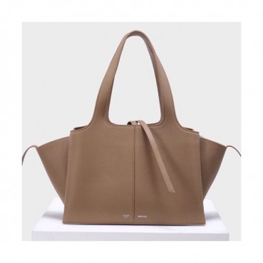Celine Tri-Fold Leather Tote Bag,32CM 