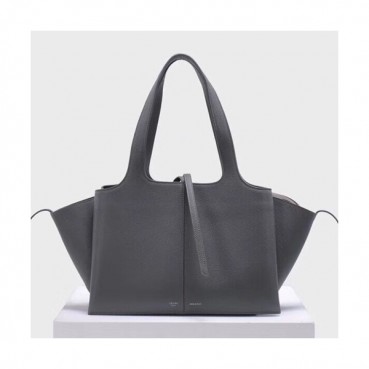 Celine Tri-Fold Leather Tote Bag,32CM 