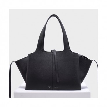 Celine Tri-Fold Leather Tote Bag,32CM 