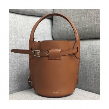 Celine 2019 Leather Nano Bigbag Bucket Tote Shoulder Bag,21CM - 셀린느 2019 레더 나노 빅백 버킷 토트 숄더백 ,189750