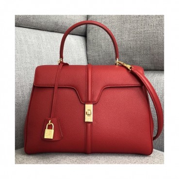 Celine 16 Leather Medium Tote Shoulder Bag,32CM - 셀린느 16 레더 미듐 토트 숄더백 ,187373