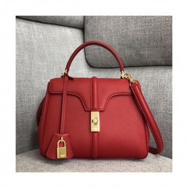 Celine 16 Leather Small Tote Shoulder Bag,23CM - 셀린느 16 레더 스몰 토트 숄더백 ,188003