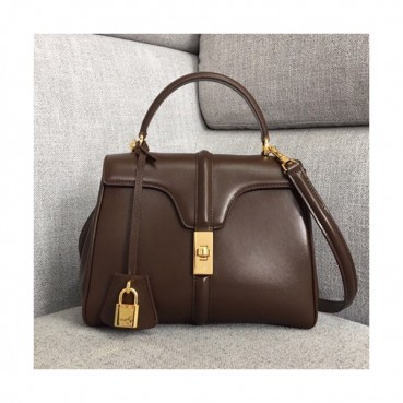 Celine 16 Leather Small Tote Shoulder Bag,23CM - 셀린느 16 레더 스몰 토트 숄더백 ,188003