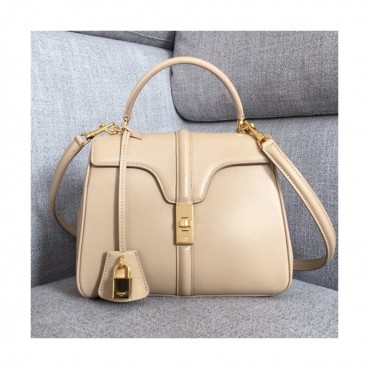 Celine 16 Leather Small Tote Shoulder Bag,23CM - 셀린느 16 레더 스몰 토트 숄더백 ,188003