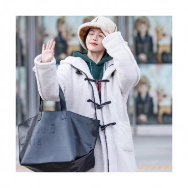 Celine Leather Tote Shoulder Shopper Bag,35CM - 셀린느 레더 토트 숄더 쇼퍼백 ,CELB0003,35CM,블랙 