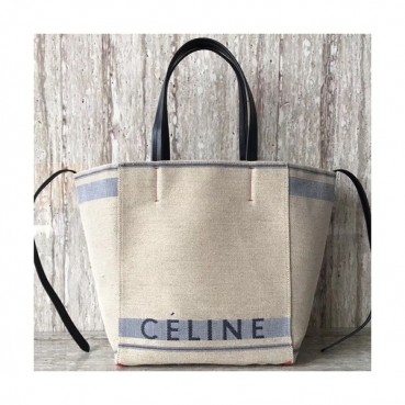 Celine Canvas Tote Shoulder Shopper Bag,31CM - 셀린느 캔버스 토트 숄더 쇼퍼백 ,2206