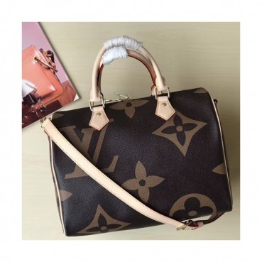 Louis Vuitton Speedy MonogramTote Shoulder Bag,30cm - 루이비통 스피디 모노그램 토트 숄더백 M41113,LOUB1115 ,30cm,브라운