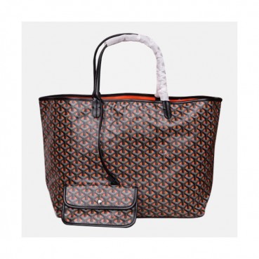 Goyard Leather Reversible Tote Shopper Bag - 고야드 레더 리버서블 토트 쇼퍼백,GYB0103,오렌지+블랙