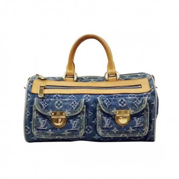 Louis Vuitton Supreme  Monogram Denim Tote Bag,30cm - 루이비통 수프림 모노그램 여성용 데님 토트백 M95019,LOUB1105 ,30cm,블루