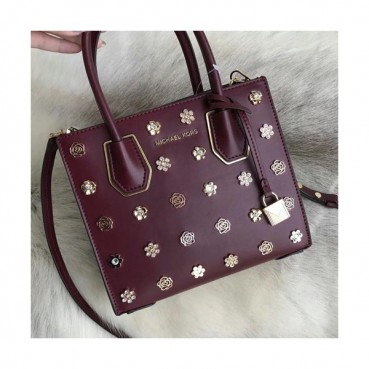 Michael Kors 2019 Leather Tote Shoulder Bag - 마이클 코어스 2019 레더 토트 숄더백 ,MKB0277,와인