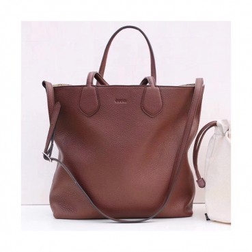 Gucci Reversible Leather Tote Shoulder Shopper Bag,35CM - 구찌 리버시블 양면 레더 남여공용 토트 숄더 쇼퍼백 370823,GUB0504,35CM,브라운