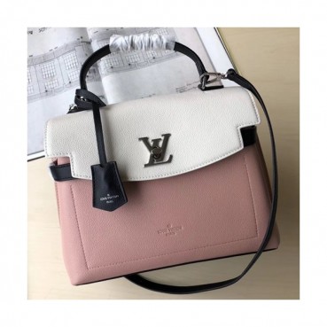 [커스텀급]Louis Vuitton Lock Me Ever One Handle Shoulder Bag,46cm - 루이비통  락미 에버 원 핸들 토트 숄더백,M51395,LOUB1054 ,46cm,핑크+화이트