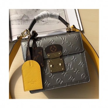 Louis Vuitton Spring Street Tote Shoulder Bag,17cm- 루이비통 스프링 스트리트 토트 숄더백 M90376,LOUB1038,17cm,실버