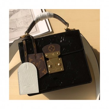 Louis Vuitton Spring Street Tote Shoulder Bag,17cm- 루이비통 스프링 스트리트 토트 숄더백 M90376,LOUB1037,17cm,블랙