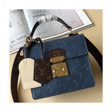Louis Vuitton Spring Street Tote Shoulder Bag,17cm- 루이비통 스프링 스트리트 토트 숄더백 M90376,LOUB1036,17cm,블루