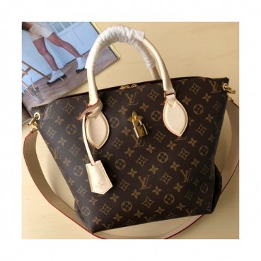 Louis Vuitton Monogram Flower Zipped Tote Shoulder Bag,36cm - 루이비통 모노그램 플라워 지퍼 토트 숄더백  M44359,LOUB1023,36cm,브라운+베이지