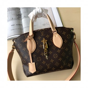 Louis Vuitton Monogram Flower Zipped Tote Shoulder Bag,29cm - 루이비통 모노그램 플라워 지퍼 토트 숄더백  M44359,LOUB1020,29cm,브라운+베이지